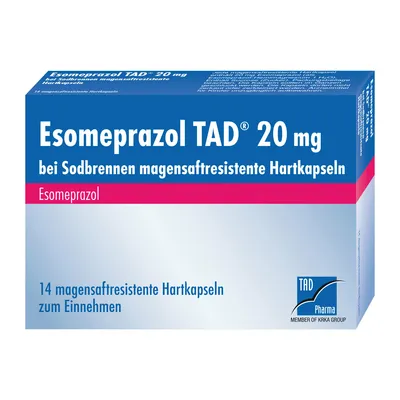 Esomeprazol Tabletten zur Behandlung von Sodbrennen