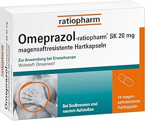 Omeprazol Tabletten gegen Sodbrennen und Reflux